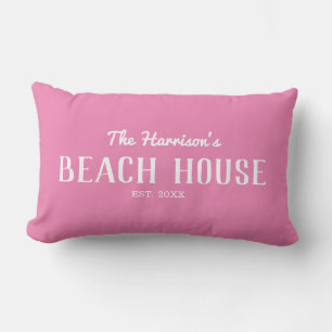 Elegantes Beach House Lumbar Pillow Lendenkissen