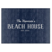 Elegantes Beach House Schneidebrett (Vorderseite)