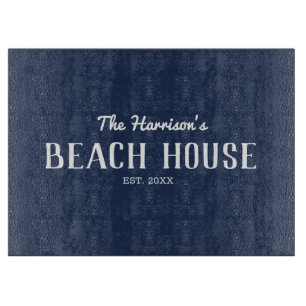 Elegantes Beach House Schneidebrett