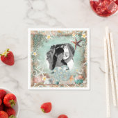 Elegantes Beach Sea Starfish Pearls Party Foto 16 Serviette (Beispiel)