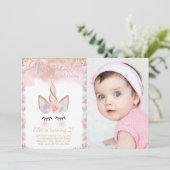 Elegantes bearbeitbares Party Einladung (Stehend Vorderseite)