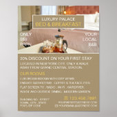 Elegantes Bed & Breakfast Unterkunft Werbung Poster (Vorne)