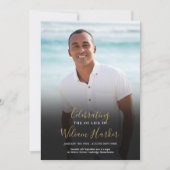 Elegantes Beerdigungs-Foto-Programm (Vorderseite)