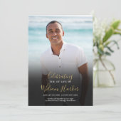 Elegantes Beerdigungs-Foto-Programm (Stehend Vorderseite)