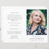 Elegantes Beerdigungsorden des Service-Memorial-Pr (Vorne/Hinten)