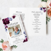 Elegantes Beerdigungsprogramm | Dienstplan