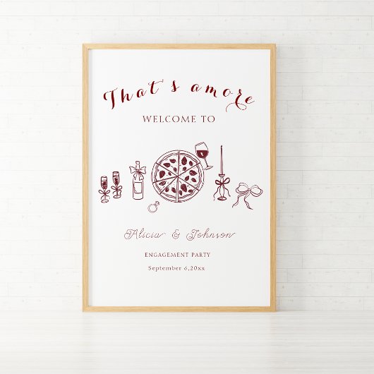 Elegantes Begrüßungszeichen für die engere Zusamme Poster