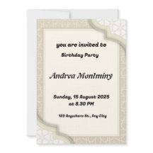 Elegantes Beige Islamisches geometrisches Muster G