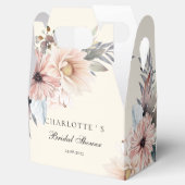 Elegantes, Beige & Pastel Boho Brautparty Geschenkschachtel (Geöffnet)