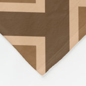 Elegantes Beige Square Muster Fleecedecke (Ecke)