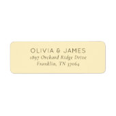 Elegantes Beige Typografisch (Vorne)