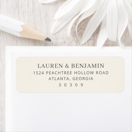 Elegantes Beiges Minimalistisches Typografisch (Insitu)