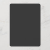 Elegantes Beiges Typografisch Begleitkarte (Rückseite)