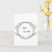 Elegantes Beileid, Beileidskarte. Bearbeitbar. Karte (Gelbe Blume)