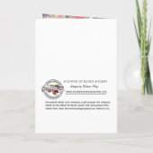 Elegantes Beileid Jungfrau Mary Pink Roses Karte (Rückseite)