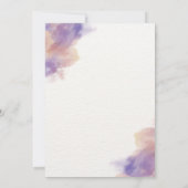 Elegantes, benutzerdefinierbares Sip and Paint-Par Einladung (Rückseite)