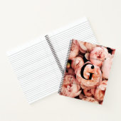 Elegantes benutzerdefiniertes Anfangsbuchstaben G- Notizblock (Innenseite)