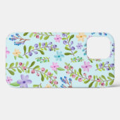Elegantes benutzerdefiniertes Blumen-Foto Case-Mate iPhone Hülle (Rückseite (Horizontal))