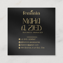 Elegantes benutzerdefiniertes Business-Card-Design