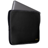 Elegantes benutzerdefiniertes Design Name Laptopschutzhülle (Vorne Rechts)