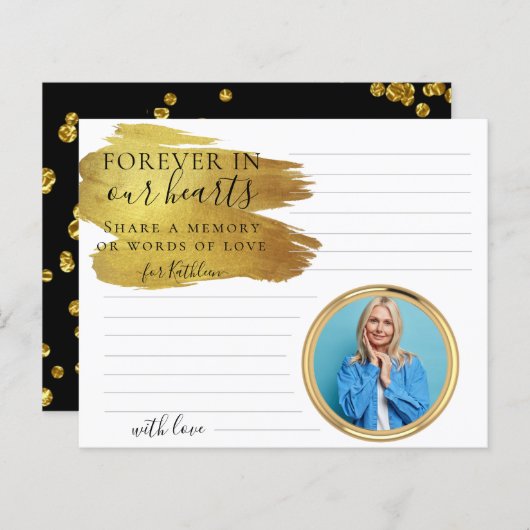 Elegantes benutzerdefiniertes Foto Gemeinsame Spei (Vorne/Hinten)