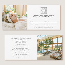 Elegantes benutzerdefiniertes Foto-Logo-Geschenkze