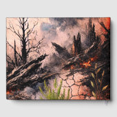 Elegantes benutzerdefiniertes Gästebuch - Zeitlose (Rückseite)