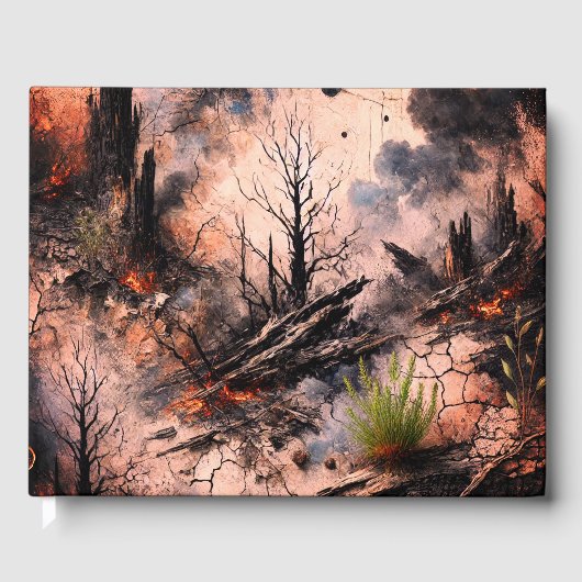 Elegantes benutzerdefiniertes Gästebuch - Zeitlose (Vorderseite)