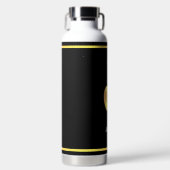 Elegantes, benutzerdefiniertes goldenes Apfelbild  Trinkflasche (Vorderseite)