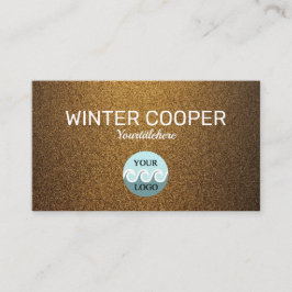 Elegantes, benutzerdefiniertes Kupfergold beruflic Visitenkarte