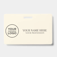 Elegantes benutzerdefiniertes Logo Mitarbeiter Ein