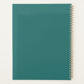 Elegantes, benutzerdefiniertes Monogramm für den G Planer (Rückseite)