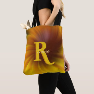 Elegantes benutzerdefiniertes Monogramm Ihr Anfang Tasche