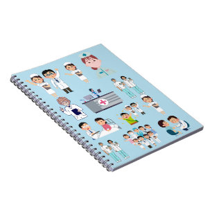 Elegantes, benutzerdefiniertes Planer-Notebook Notizblock