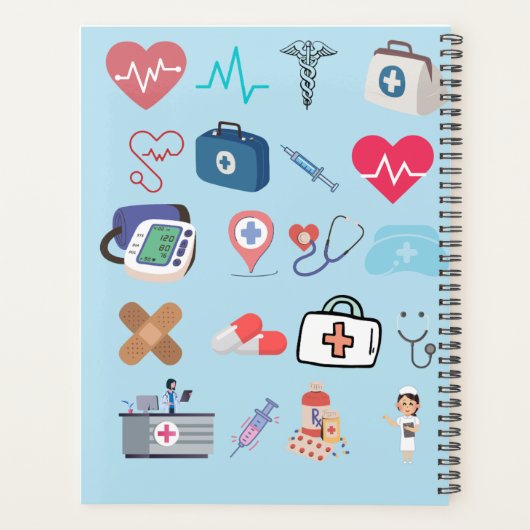 Elegantes, benutzerdefiniertes Planer-Notebook Planer (Rückseite)