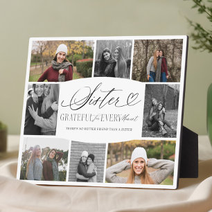 Elegantes benutzerdefiniertes Schwestern-Foto-Koll Fotoplatte