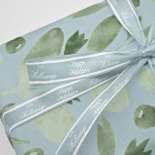 Elegantes benutzerdefiniertes Skript mit Nachnamen Satinband