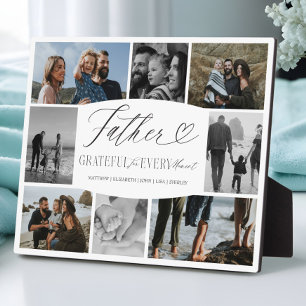 Elegantes benutzerdefiniertes Vater-Foto-Kollage D Fotoplatte