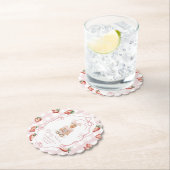 Elegantes Berry Sweet Girl Erdbeere bi Untersetzer (Vor Ort)