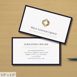 Elegantes Beruflich Luxus-Logo Visitenkarte