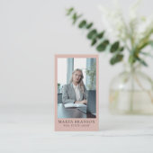 Elegantes Berufliches Anwesen Visitenkarte (Stehend Vorderseite)