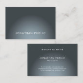 Elegantes Berufliches Design Trendy Schlicht Moder Visitenkarte (Vorne/Hinten)