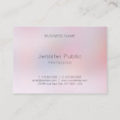 Elegantes Berufliches Einfaches Template Visitenkarte (Rückseite)