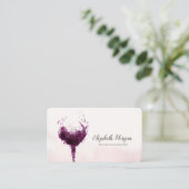 Elegantes Berufliches Flair Visitenkarte (Stehend Vorderseite)