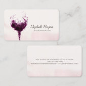 Elegantes Berufliches Flair Visitenkarte (Vorne/Hinten)