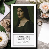 Elegantes Berufliches Foto Visitenkarte