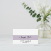 Elegantes Berufliches kreatives Design Visitenkarte (Stehend Vorderseite)