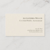 Elegantes Berufliches Logo Visitenkarte (Vorderseite)