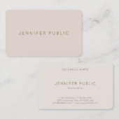 Elegantes Berufliches Minimalistisches Template Visitenkarte (Vorne/Hinten)