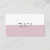 Elegantes Berufliches, modernes, einfaches Design Visitenkarte (Vorderseite)
